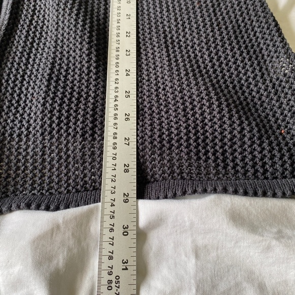 C.J. Banks by Christopher & Banks 3/4 Sleeve Open Knit Cardigan Top Size 2X - Picture 9 of 12